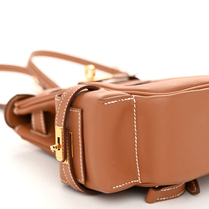 Hermes Swift Kelly Jump Backpack Gold 9 of 11