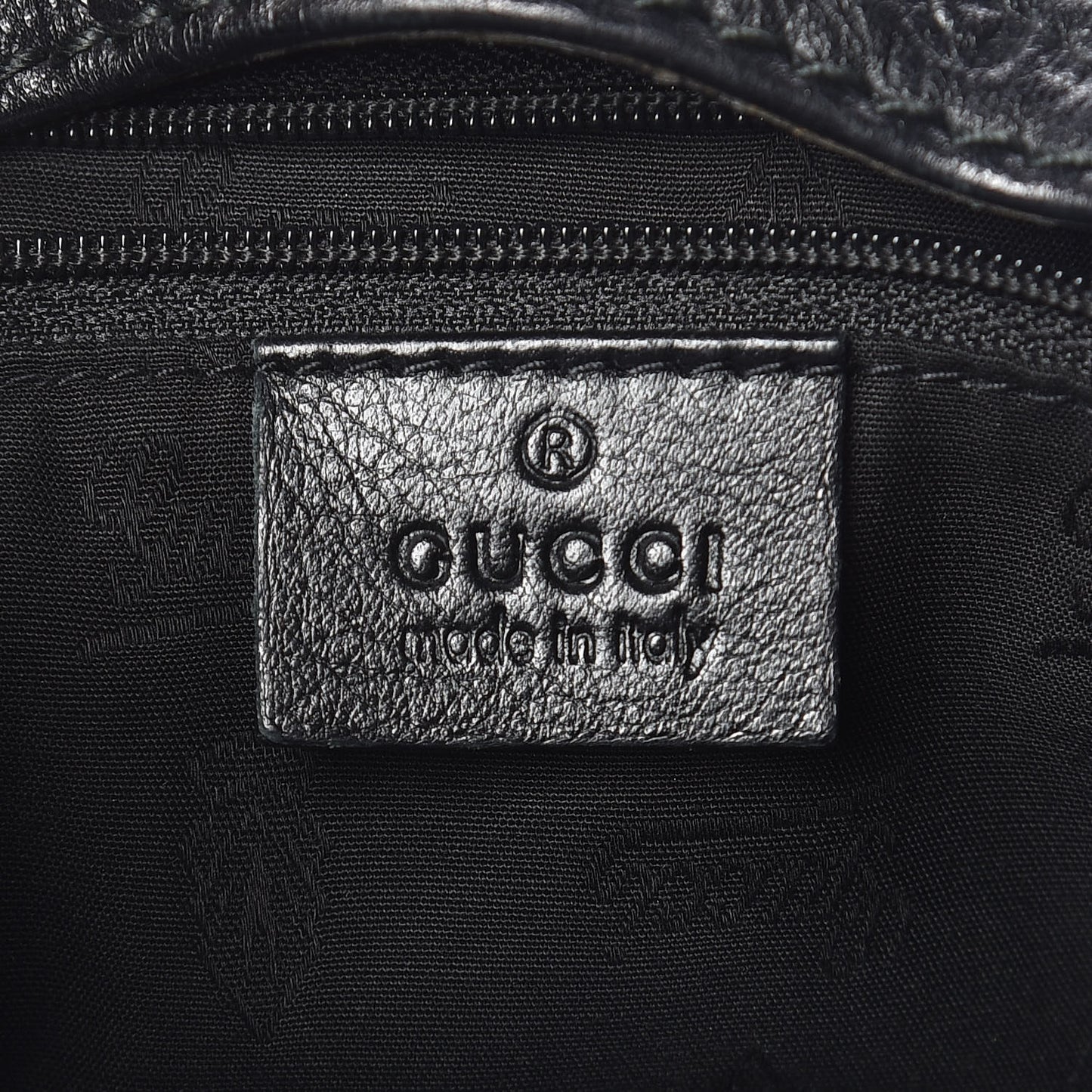 Guccissima Large New Ladies Web Hobo Black