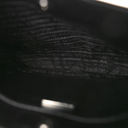 Prada Spazzolato Cleo Shoulder Bag Black 5 of 10