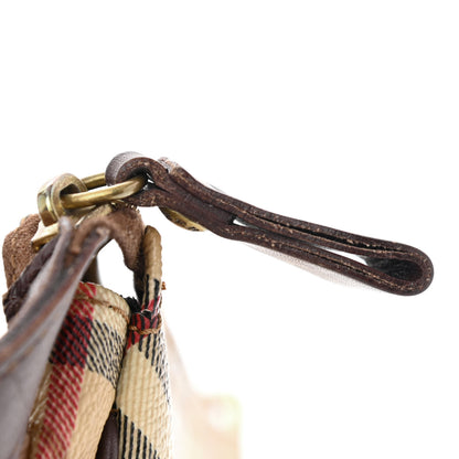 Burberry Haymarket Check Pochette Tan 11 of 12