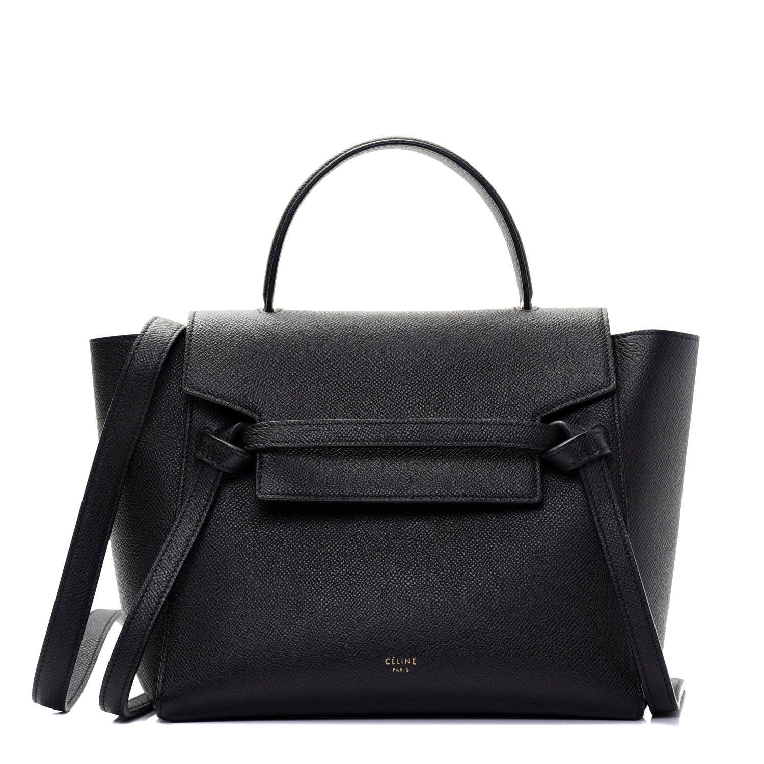 Celine Grained Calfskin Micro Belt Bag Black 1 of 17