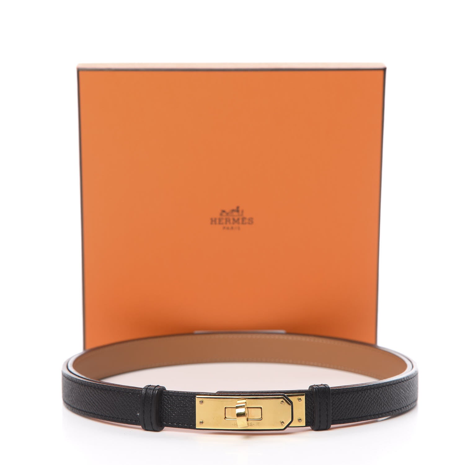Hermes Epsom Kelly Belt Black 5 of 5