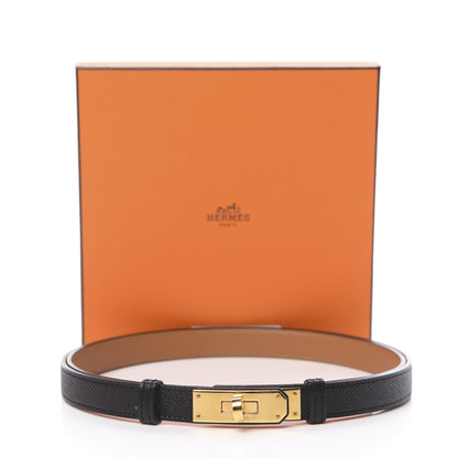 Hermes Epsom Kelly Belt Black 5 of 5