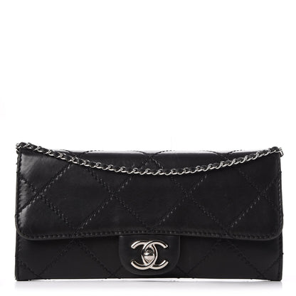Chanel Lambskin Ultimate Stitch Clutch Flap Black 1 of 7