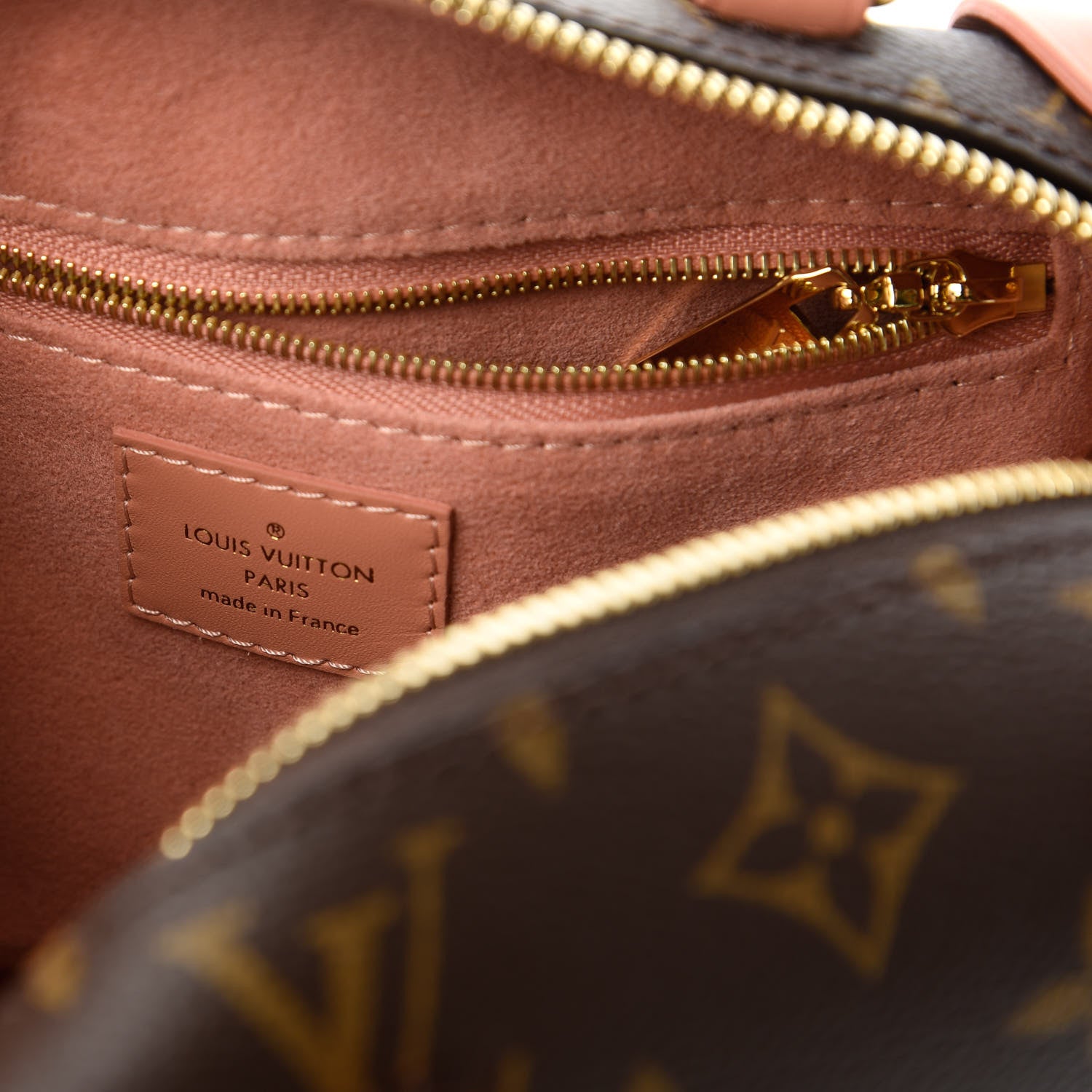 Louis Vuitton Monogram Petite Malle Souple Peach 8 of 11