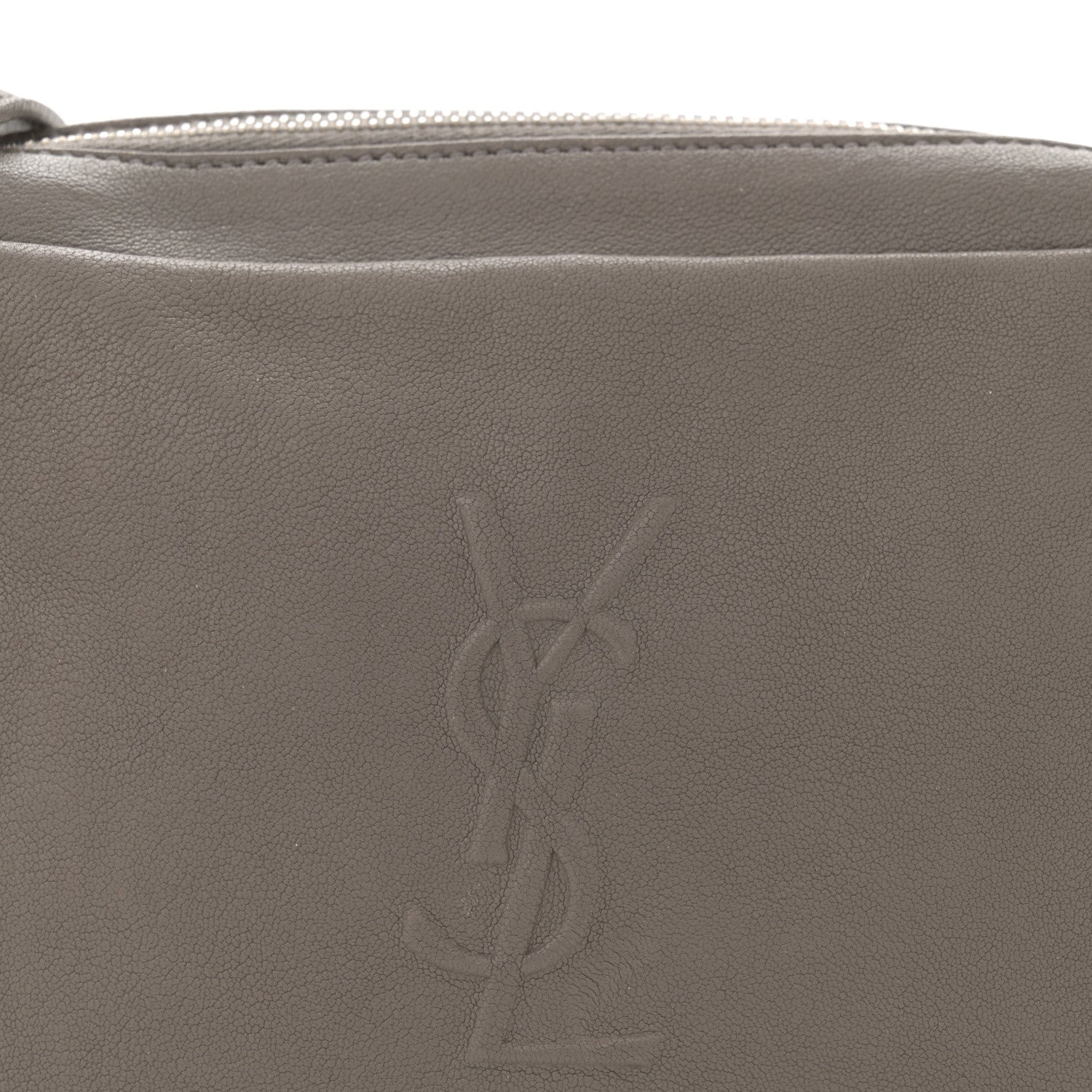 Saint Laurent Lambskin Monogram Small Lou Camera Bag Asphalt 8 of 14
