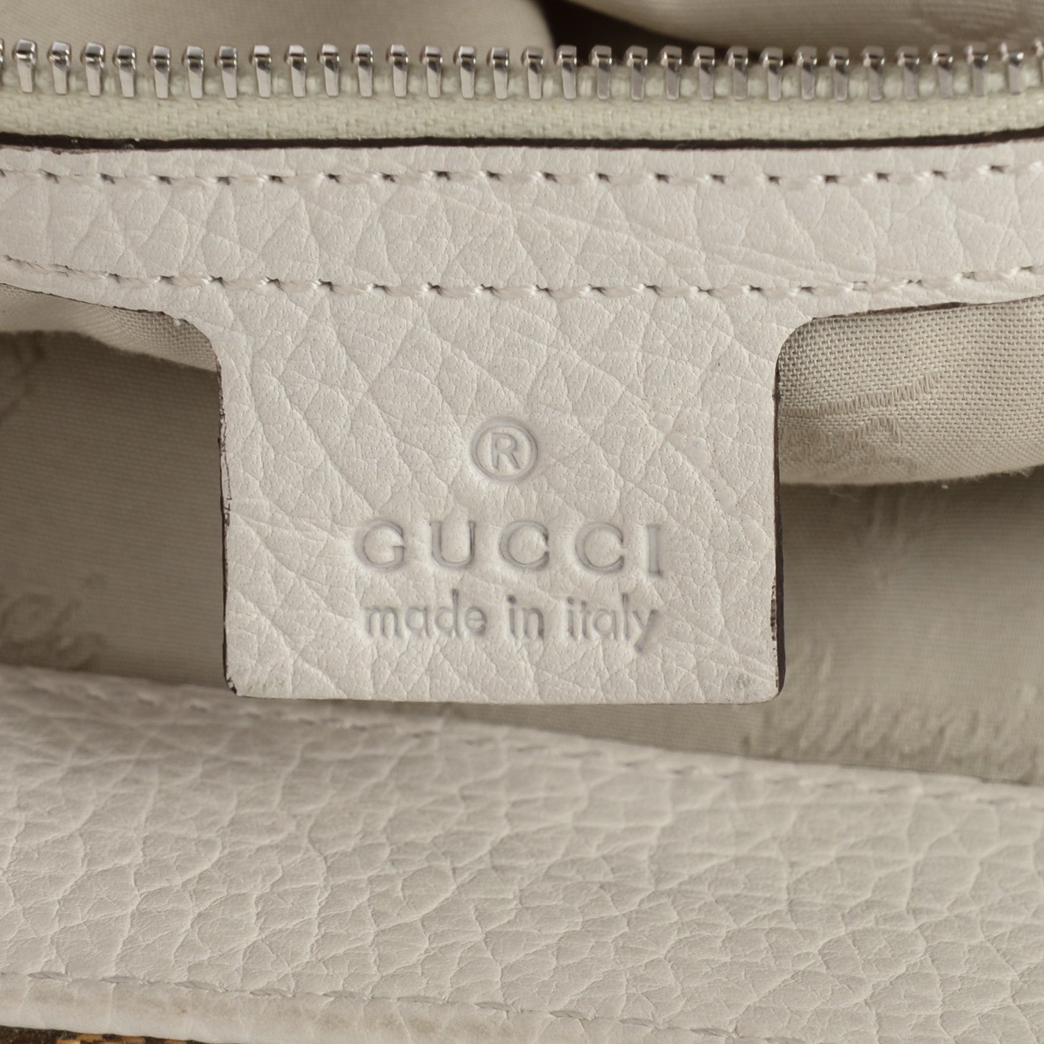 Gucci Monogram Bamboo Bar Medium Tote Off White 6 of 7