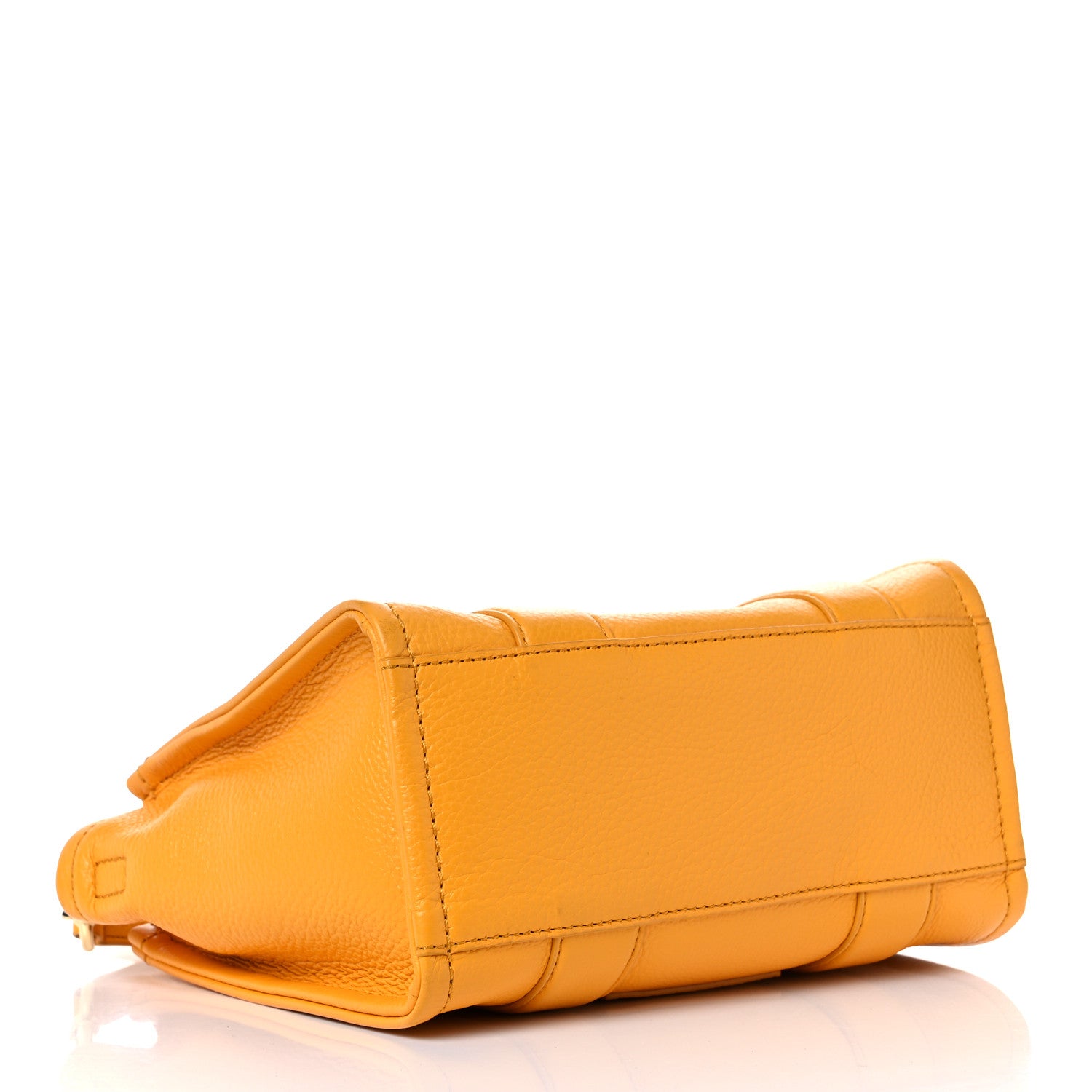 Marc Jacobs Grained Calfskin Small The Tote Bag Artisan Gold 4 of 22