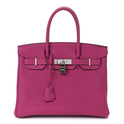 Hermes Togo Birkin 30 Rose Pourpre 1 of 10