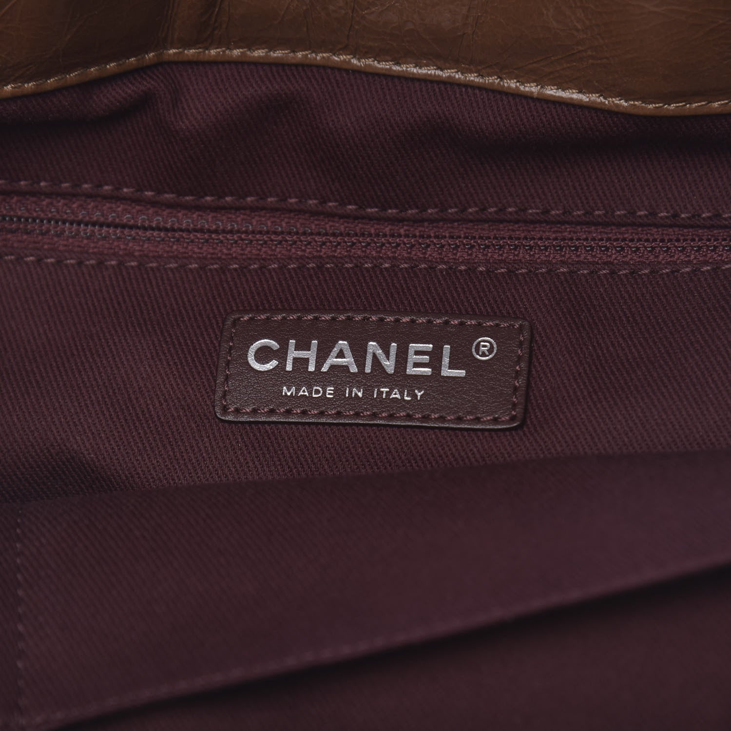 Chanel Iridescent Calfskin Large In The Mix Tote Light Brown 6 of 11