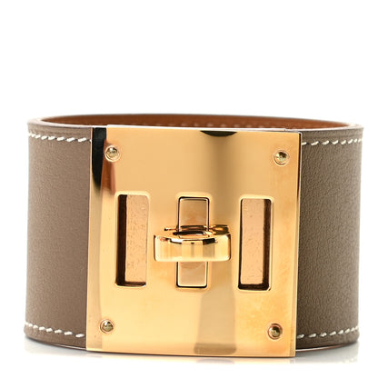 Hermes Swift Kelly Dog Bracelet T2 Etoupe 1 of 6