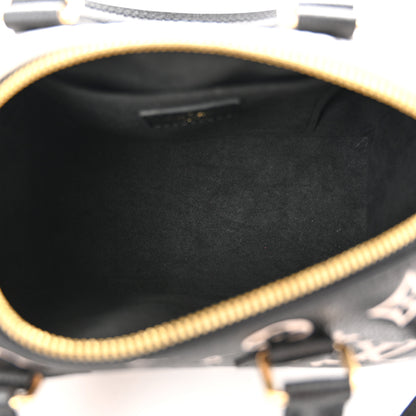Louis Vuitton Empreinte Monogram Spring in the City Speedy Bandouliere 20 Black White Pink 5 of 9