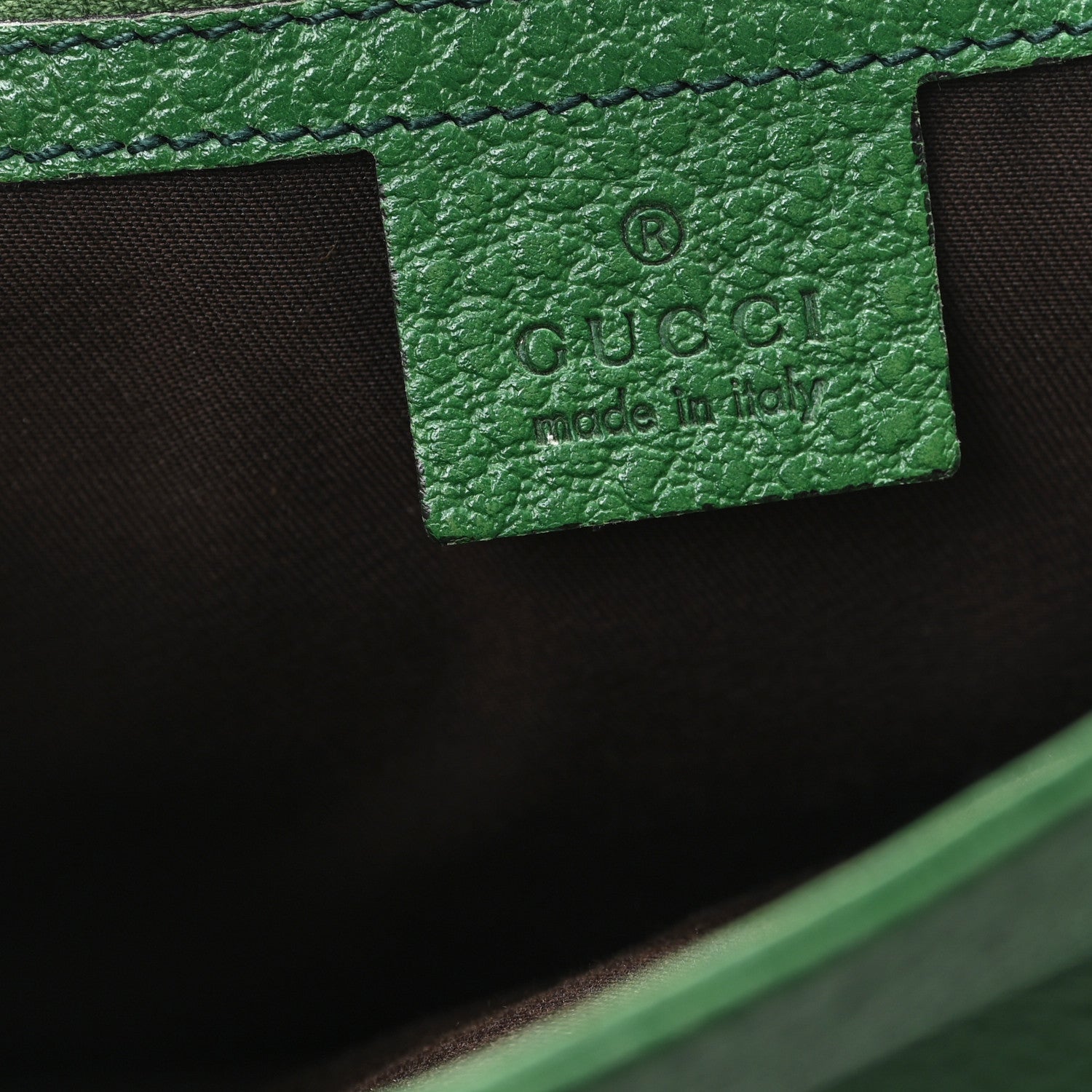 Gucci Pebbled Calfskin Web Blondie Hobo Green 6 of 12