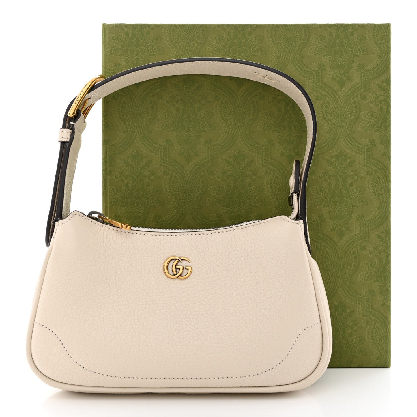 Goatskin Mini Aphrodite Shoulder Bag Mystic White