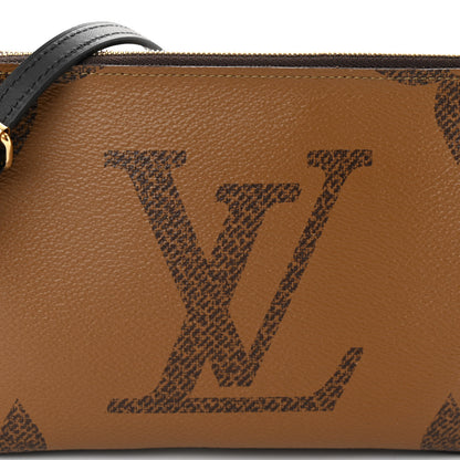Louis Vuitton Reverse Monogram Giant Double Zip Pochette 9 of 11