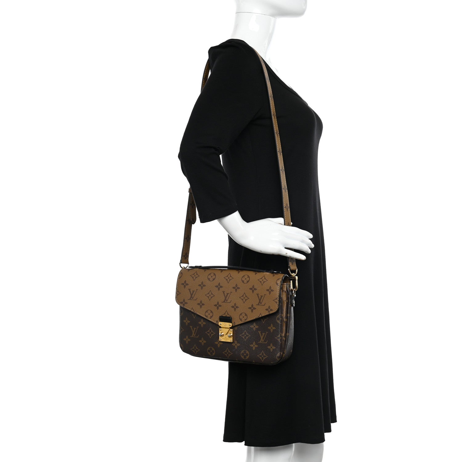Louis Vuitton Reverse Monogram Pochette Metis 2 of 10