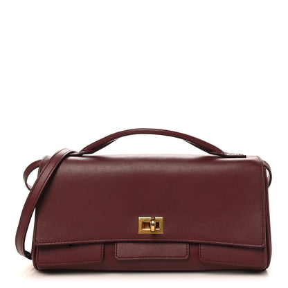 Balenciaga Smooth Calfskin Small Bel Air Clutch On Strap Dark Burgundy Dark Burgundy 1 of 10