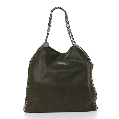 Stella McCartney Shaggy Deer Big Falabella Tote Olive 3 of 11