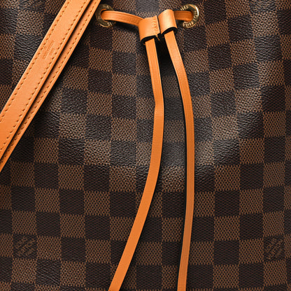 Louis Vuitton Damier Ebene Neonoe MM Safran 7 of 9