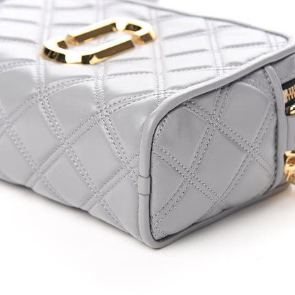 Marc Jacobs Calfskin Quilted The Softshot 21 Bag Grey 10 of 11