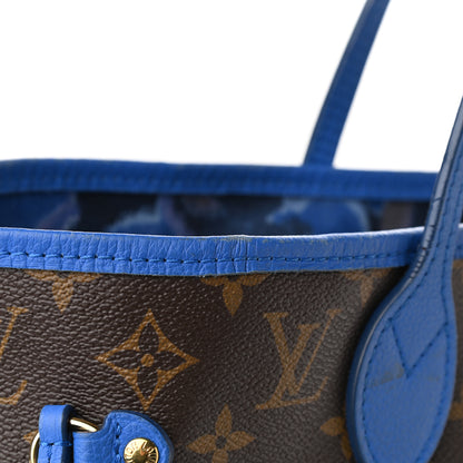 Louis Vuitton Monogram Articles de Voyage Ikat Neverfull MM Grand Blue 10 of 13