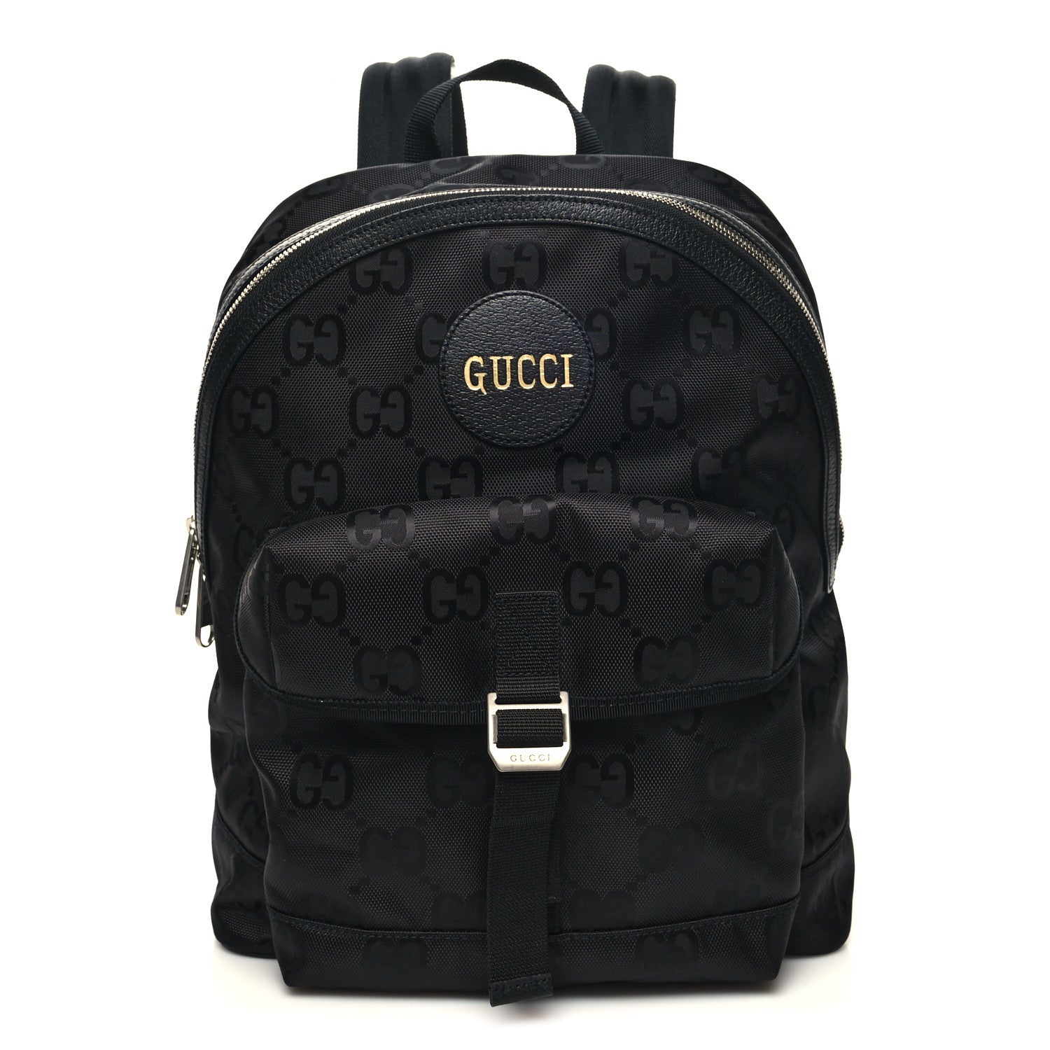 Gucci Econyl Nylon Monogram Off The Grid Backpack Black 1 of 10
