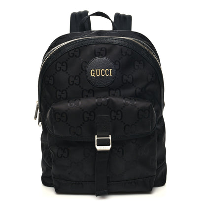 Gucci Econyl Nylon Monogram Off The Grid Backpack Black 1 of 10