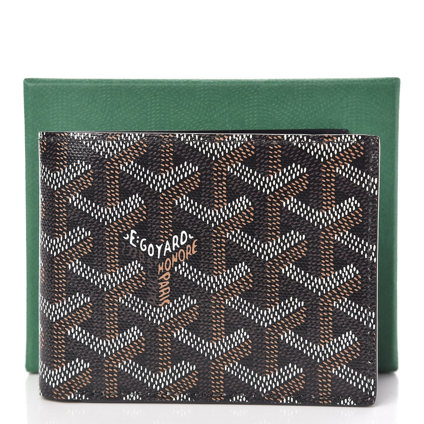 Goyardine Bi-Fold Victoire PM Wallet Black