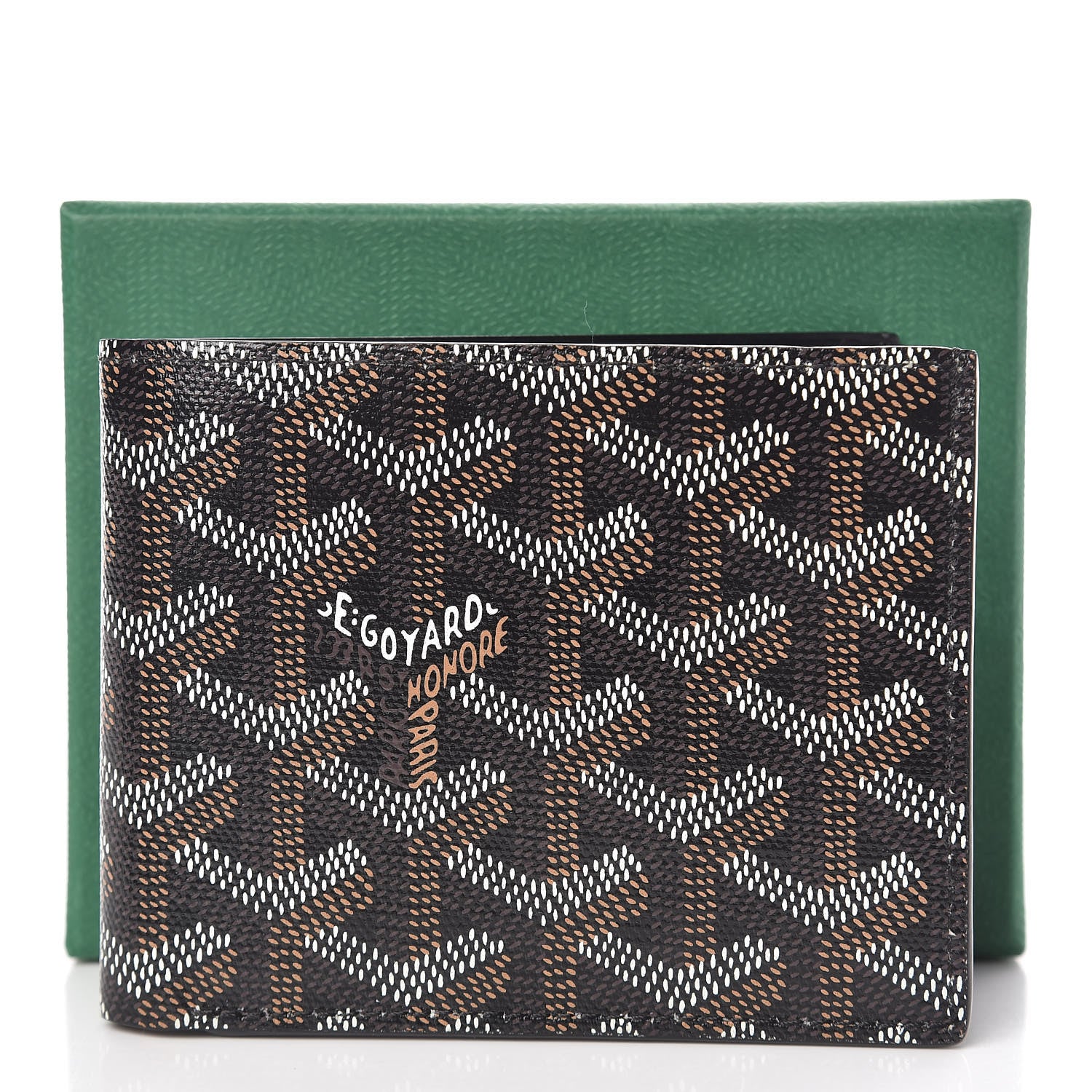 Goyard Goyardine Bi-Fold Victoire PM Wallet Black 7 of 7