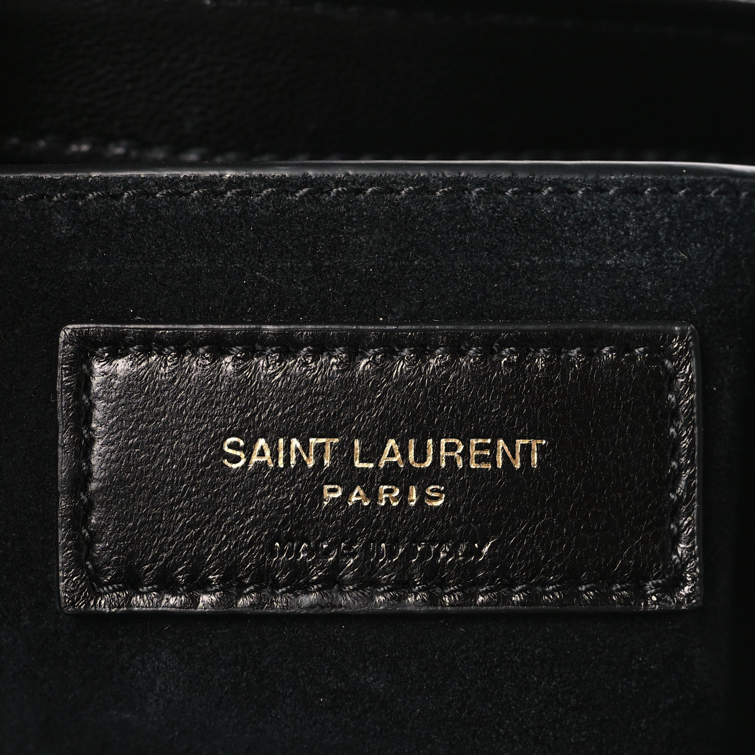 Saint Laurent Lambskin Quilted Le 57 Diamond Shoulder Bag Black 6 of 9