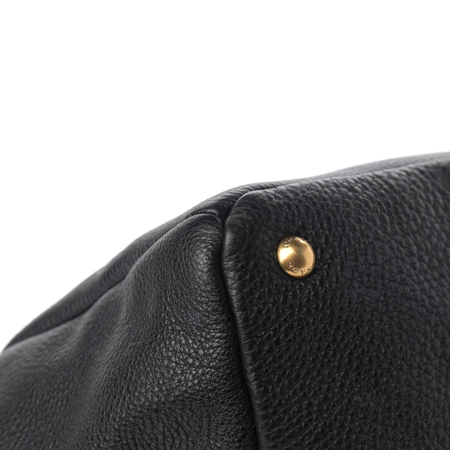 Prada Vitello Daino Tote Black 7 of 13