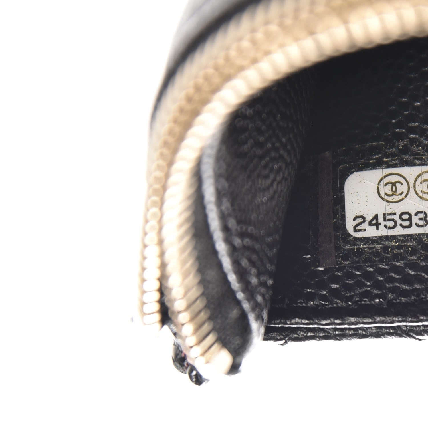 Chanel Caviar Quilted Classic Zip Pouch Black 7 of 8