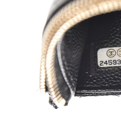Chanel Caviar Quilted Classic Zip Pouch Black 7 of 8