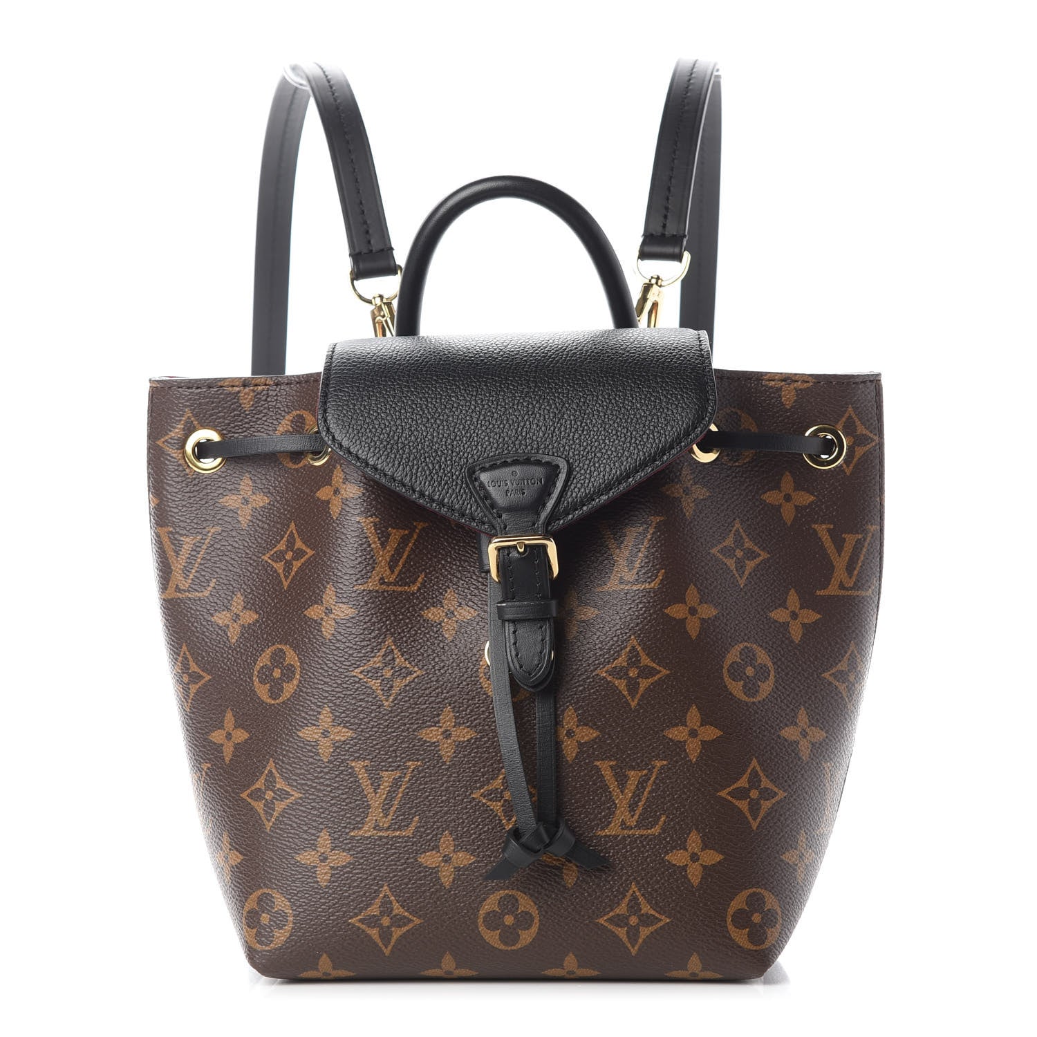 Louis Vuitton Monogram BB Montsouris NM Backpack Black 1 of 8