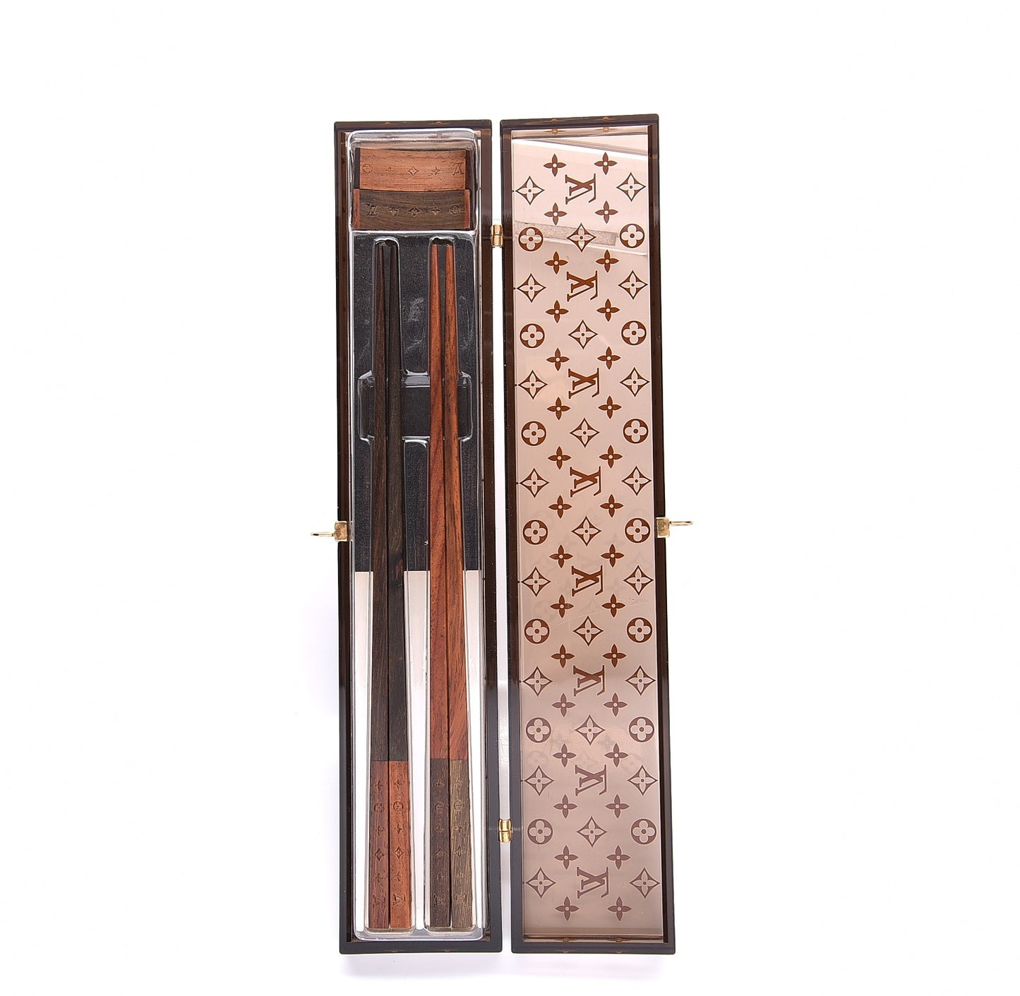 Rosewood Monogram Chopsticks with Case