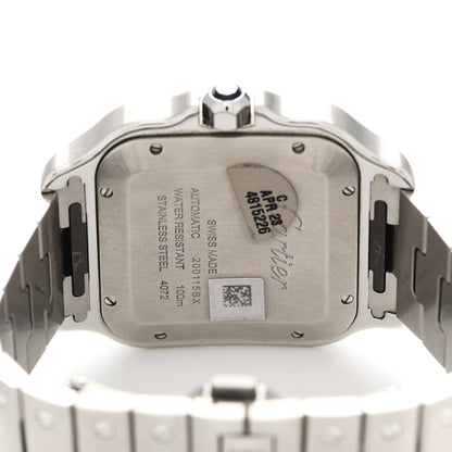 Cartier Stainless Steel 39.8mm Santos De Cartier Automatic Watch 4 of 5