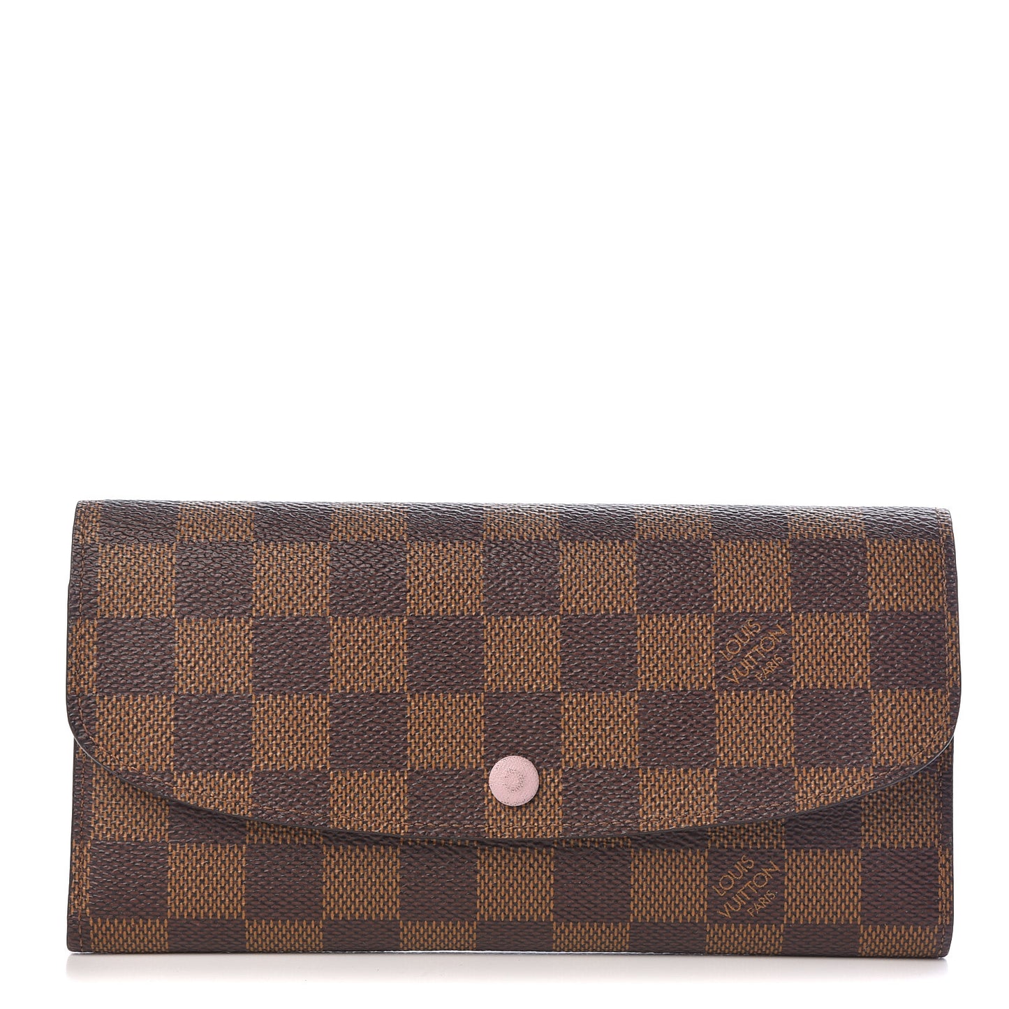 Damier Ebene Emilie Wallet Rose Ballerine