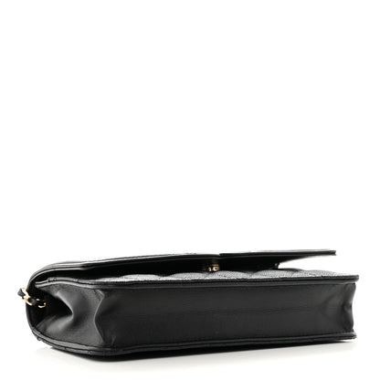 Chanel Caviar Quilted CC Filigree Wallet On Chain WOC Black 4 of 11