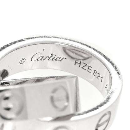 Cartier 18K White Gold Interlocking LOVE Necklace 3 of 5