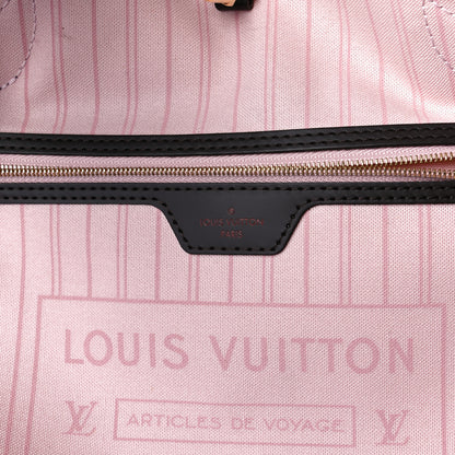 Louis Vuitton Damier Ebene Neo Neverfull MM Rose Ballerine 8 of 23