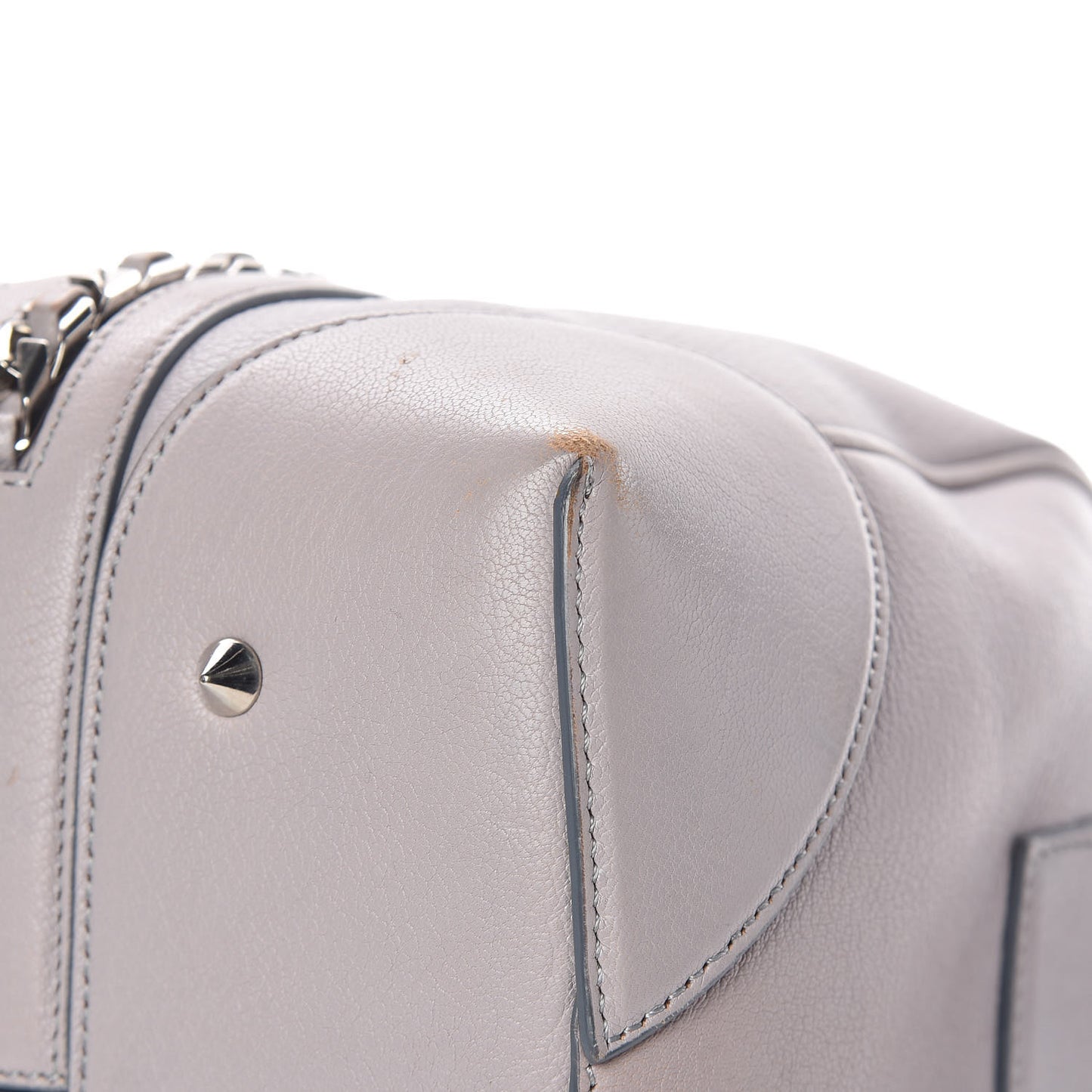 Sugar Goatskin Medium Chain Animation Lucrezia Grey