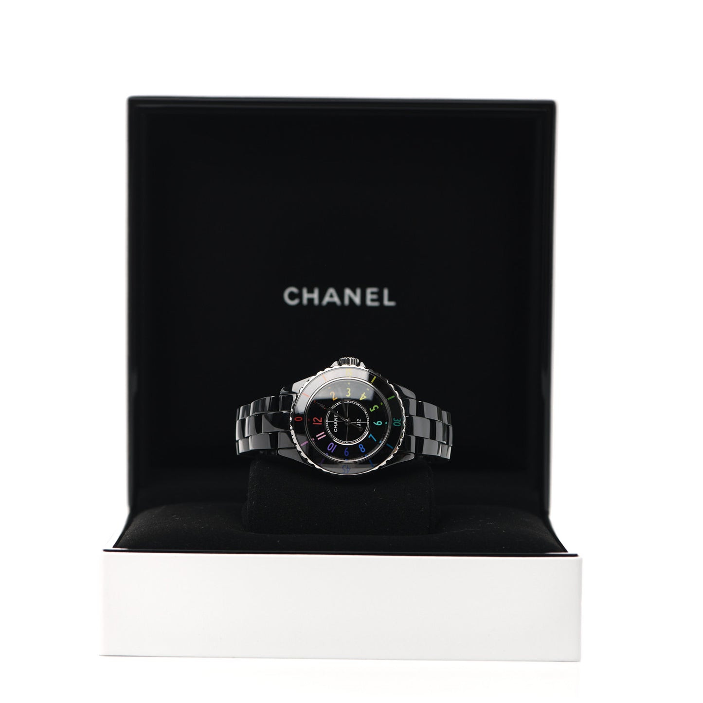 Stainless Steel Ceramic 33mm J12 Electro Quartz Watch Black
