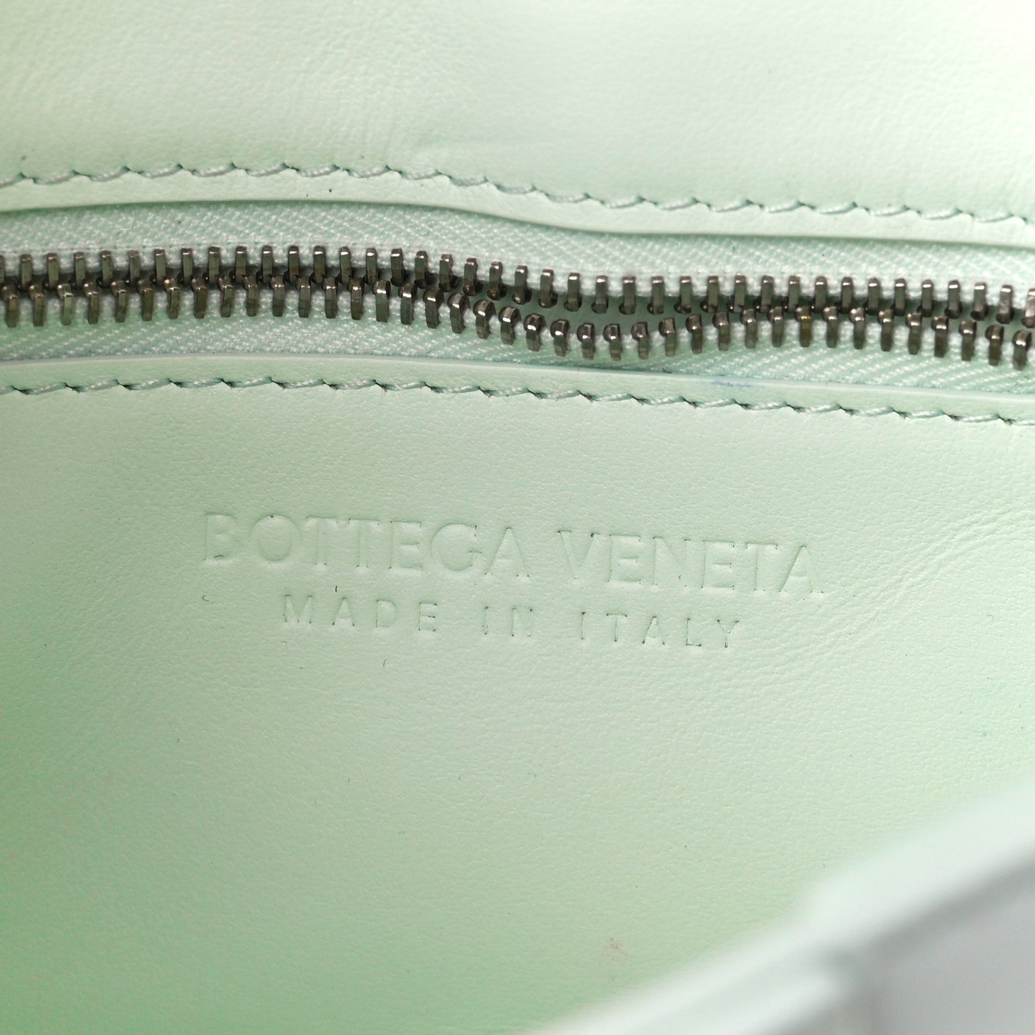 Bottega Veneta Lambskin Maxi Intrecciato Small Cassette Crossbody Bag Glacier 6 of 10
