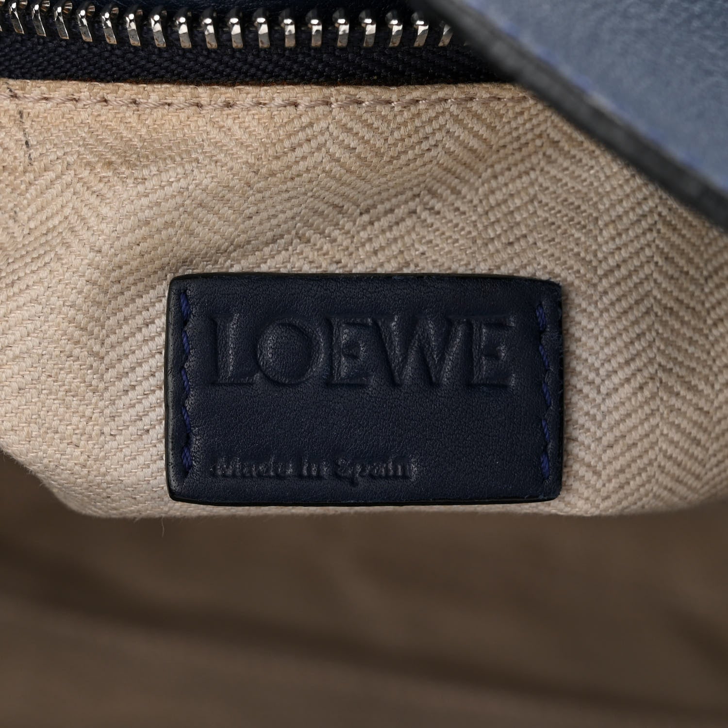 Loewe Calfskin Medium Puzzle Bag Marine 7 of 16