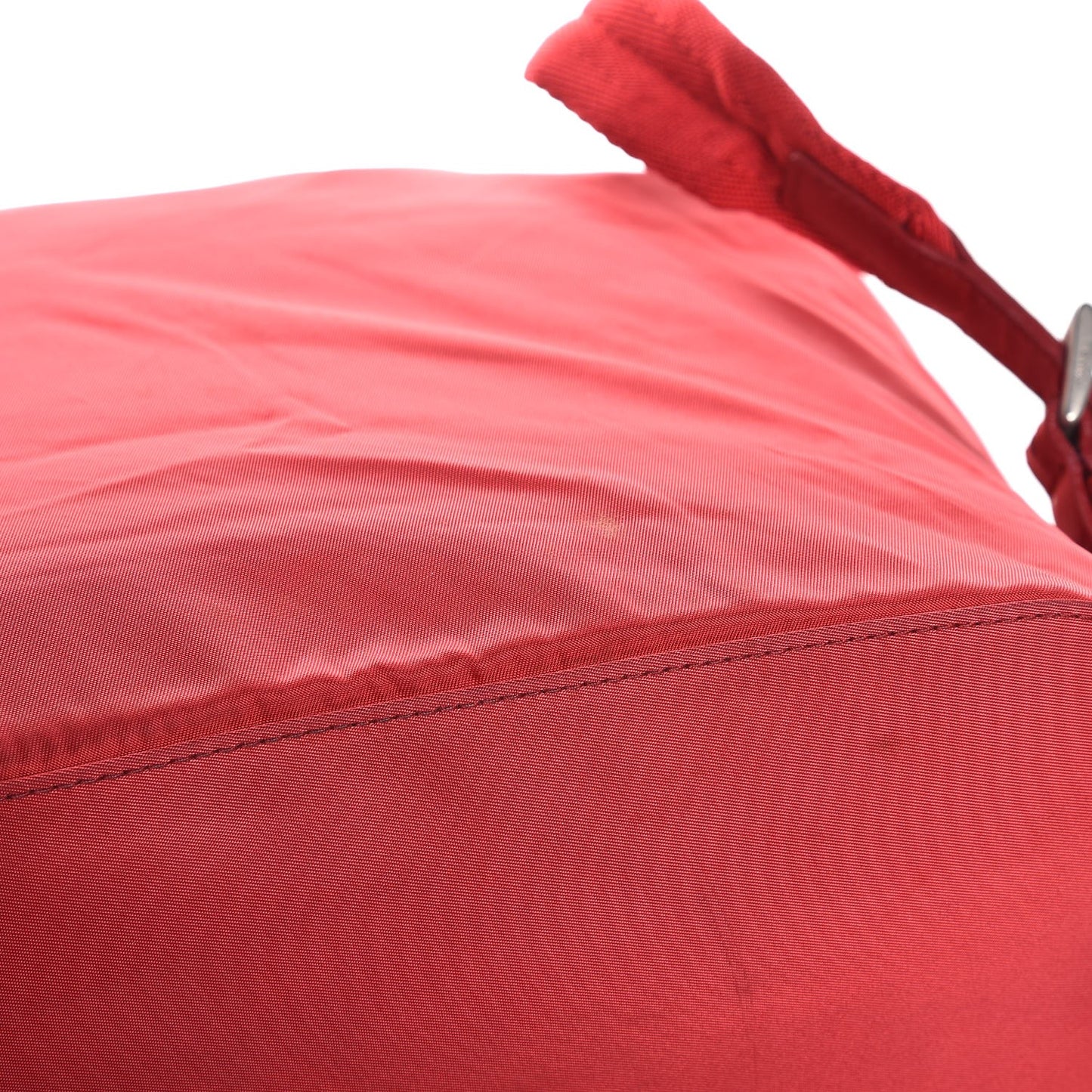 Nylon Vela Medium Backpack Rosso