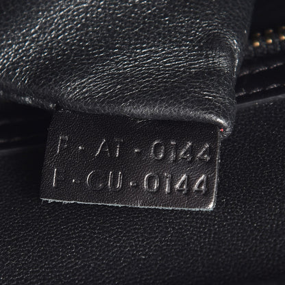 Celine Shrunken Lambskin Micro Bi-Color Luggage Black White 9 of 9