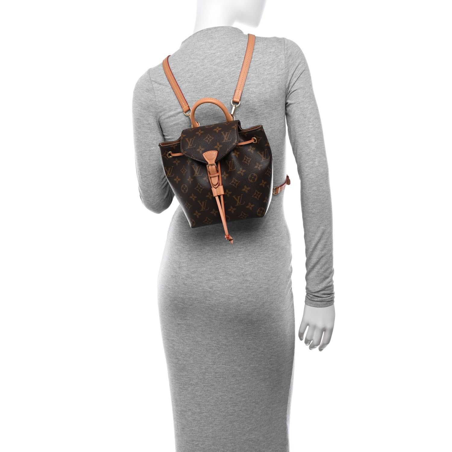 Louis Vuitton Monogram Montsouris BB Backpack Natural 2 of 11