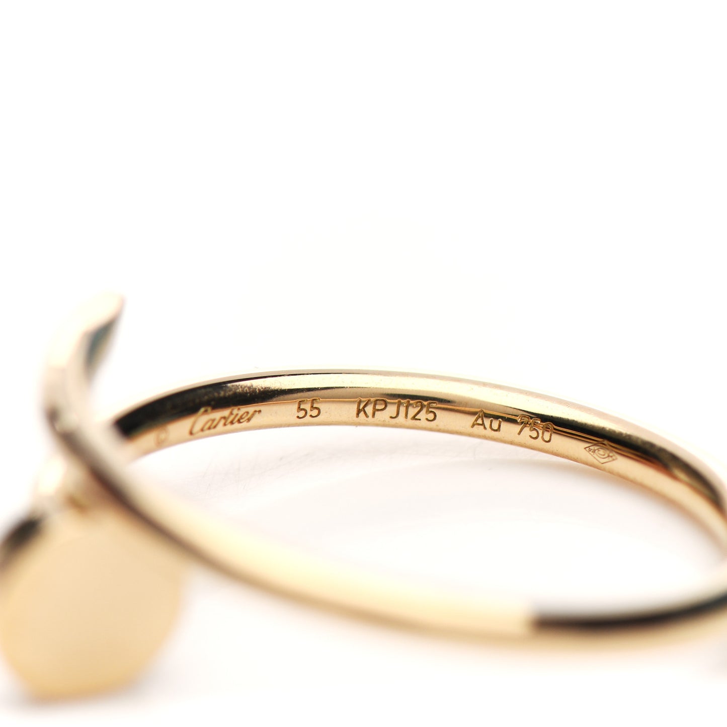 18K Yellow Gold Small Juste Un Clou Ring 55 7.25