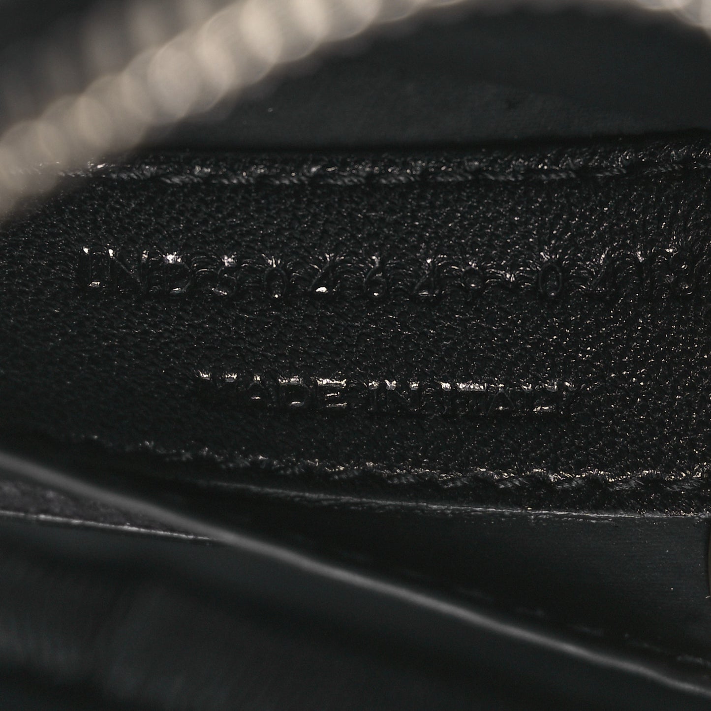 Lambskin Y Quilted Monogram Loulou Cosmetic Case Black