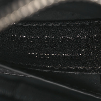 Saint Laurent Lambskin Y Quilted Monogram Loulou Cosmetic Case Black 7 of 10